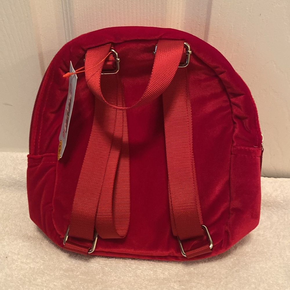 Brand New Cat & Jack Red Small Backpack - Picture 2 of 5
